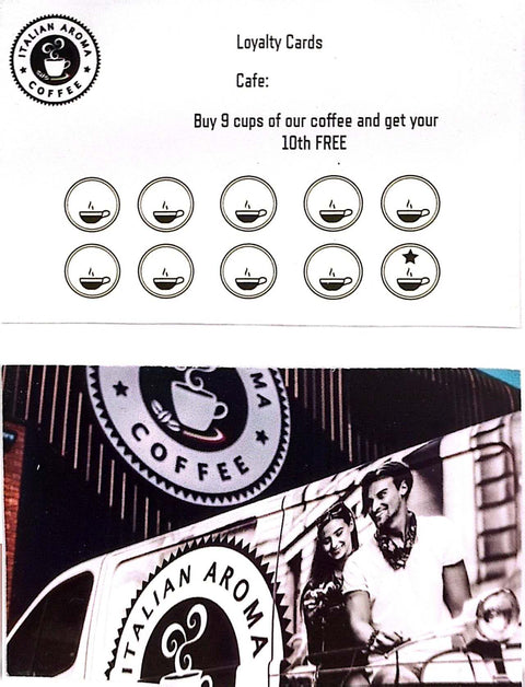 Italian Aroma Loyalty Cards