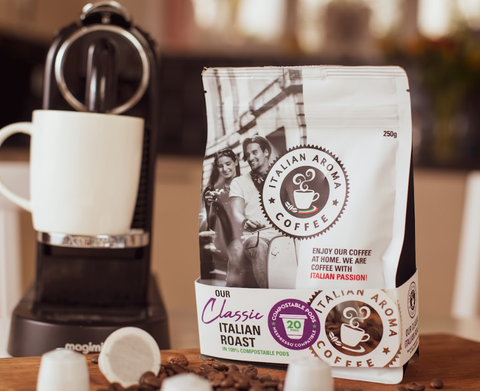 Italian Aroma Coffee Classic Italian Roast 20 Pots