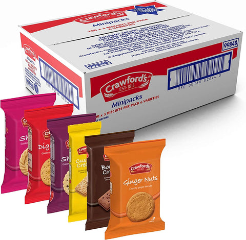 Crawfords Mini Biscuits x 300 individual wrapp