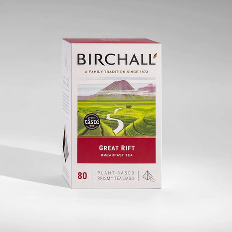 Birchall Great Rift Black silk prism teabags x 80