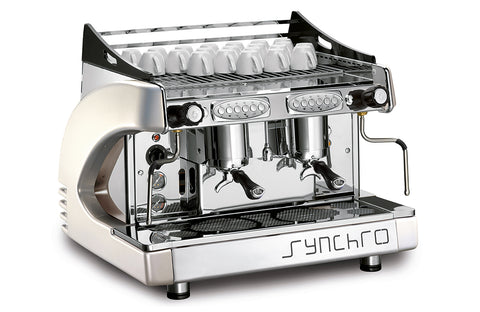 Synchro White 2 Group Lever