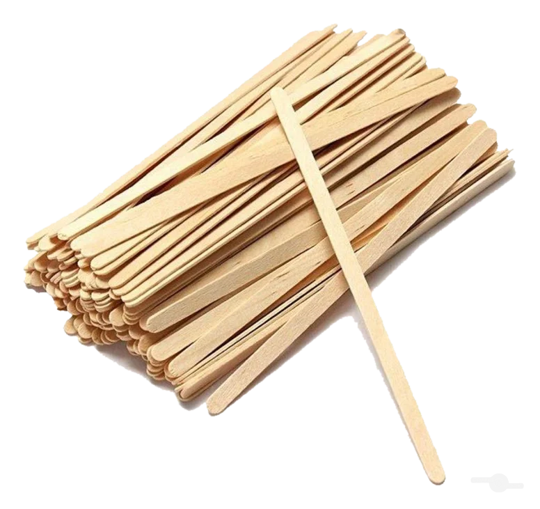 Box of 1000 biodegradable wooden drink stirrers